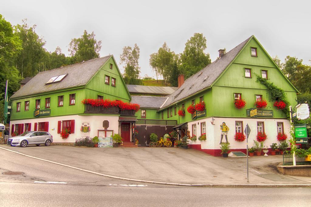 Fruehstuecks Pension Zum Postillion Klingenthal Esterno foto