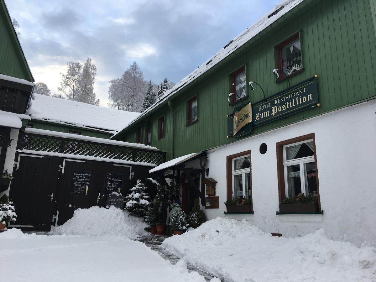 Fruehstuecks Pension Zum Postillion Klingenthal Esterno foto